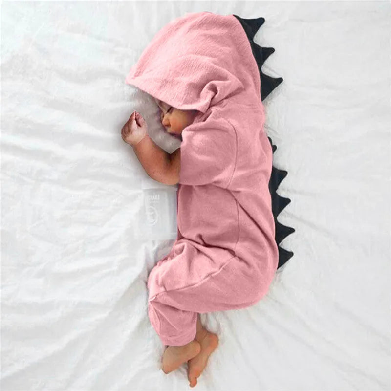 Baby Clothes Hooded Dinosaur Jumpsuit Baby Clothes Newborn Infant Baby Boy Girl Onesie Romper Jumpsuit Outfits Baby Bodysuits