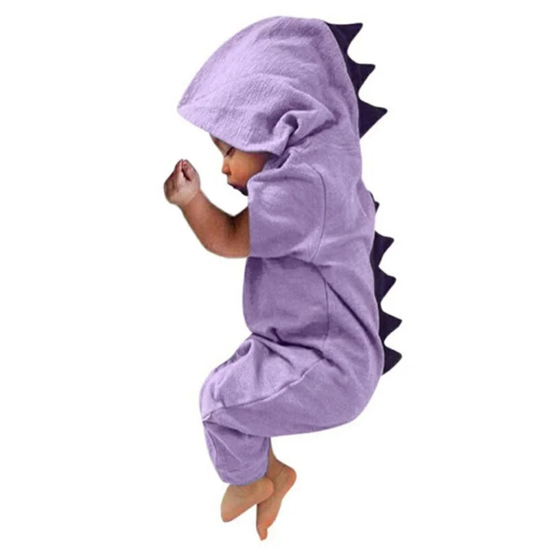 Baby Clothes Hooded Dinosaur Jumpsuit Baby Clothes Newborn Infant Baby Boy Girl Onesie Romper Jumpsuit Outfits Baby Bodysuits